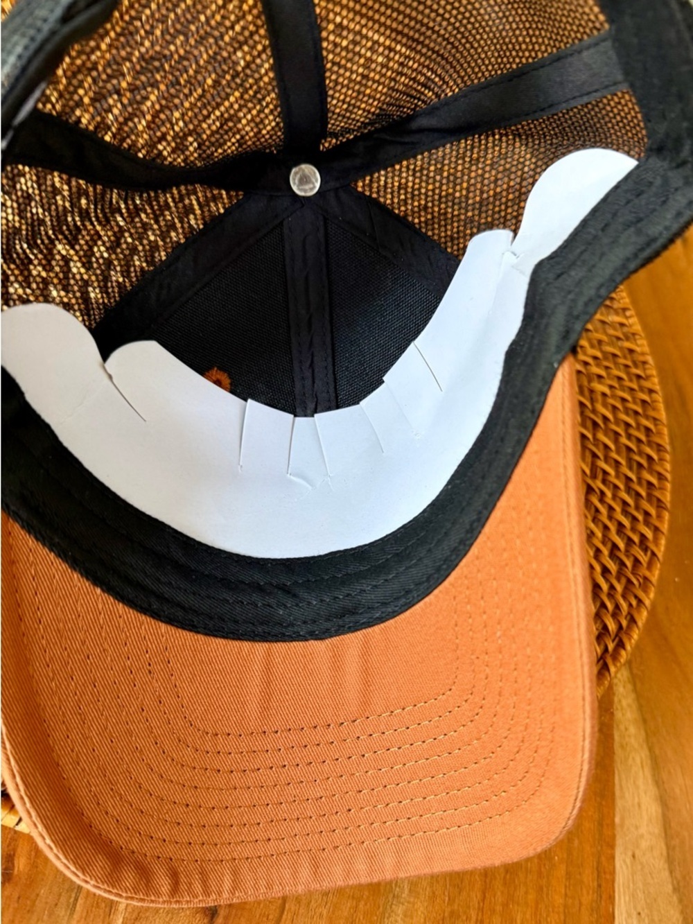 Federal Premium Ammo Rust Orange Black Mesh Trucker Snapback Hat Outdoor OSFA - Picture 5 of 5